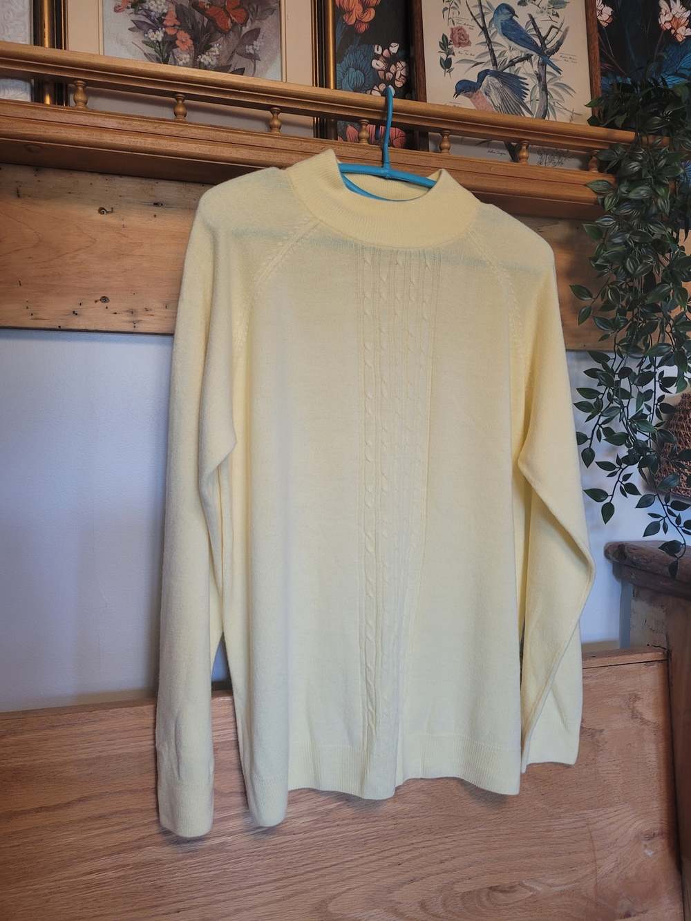 Alia Pale Yellow Lightweight Knit